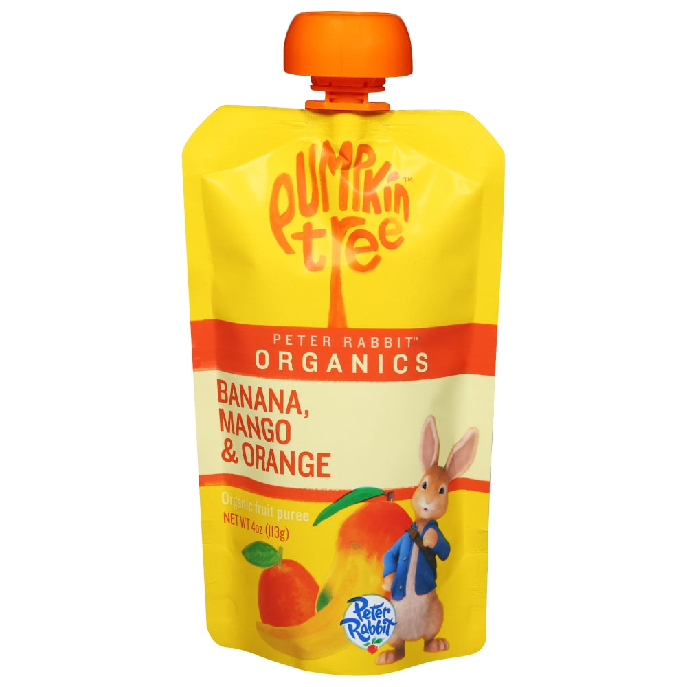 Pumpkin Tree™ Peter Rabbit™ Organics Stage 2 Banana Mango & Orange Baby Food Puree Pouch