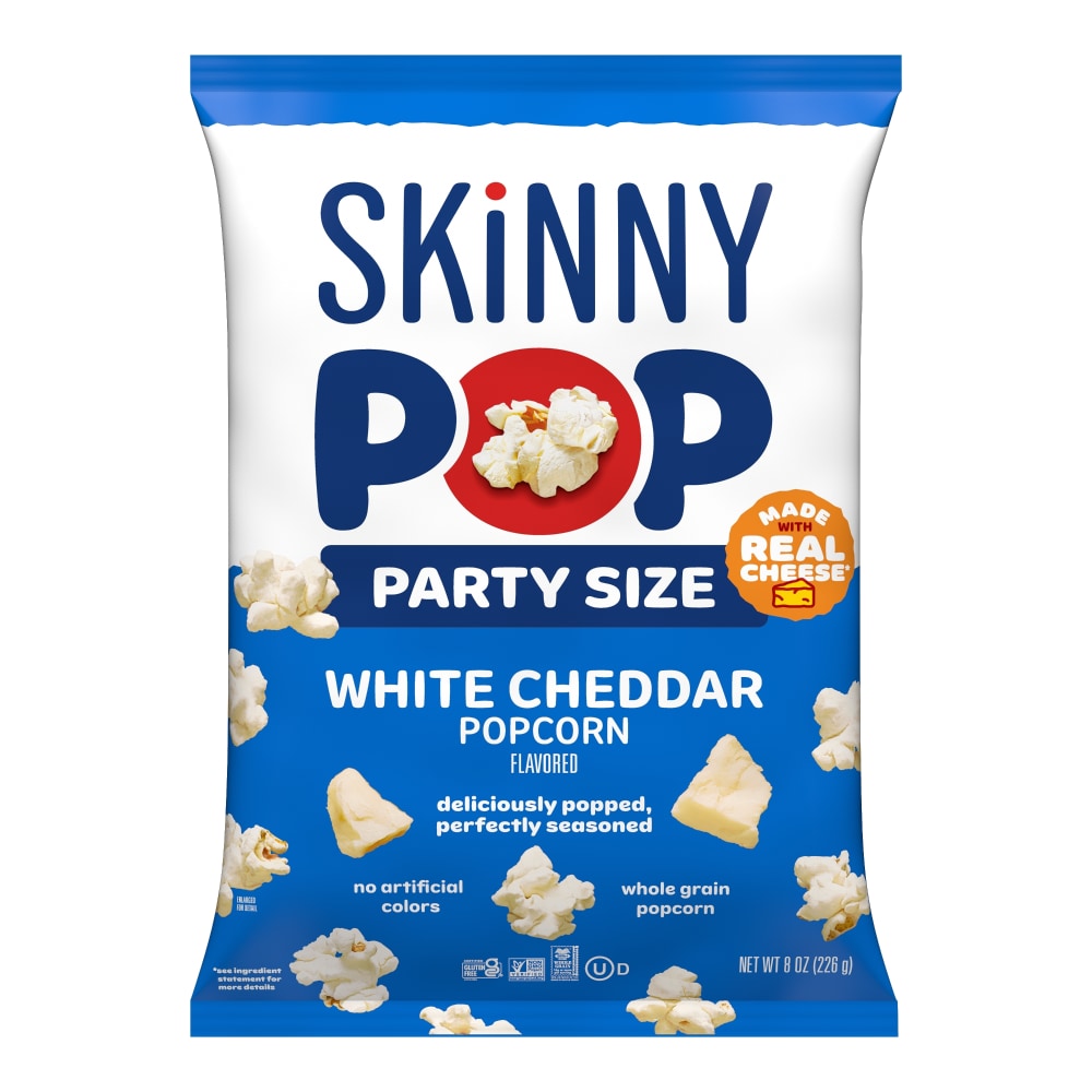 SkinnyPop White Cheddar Popcorn Snack Party Size