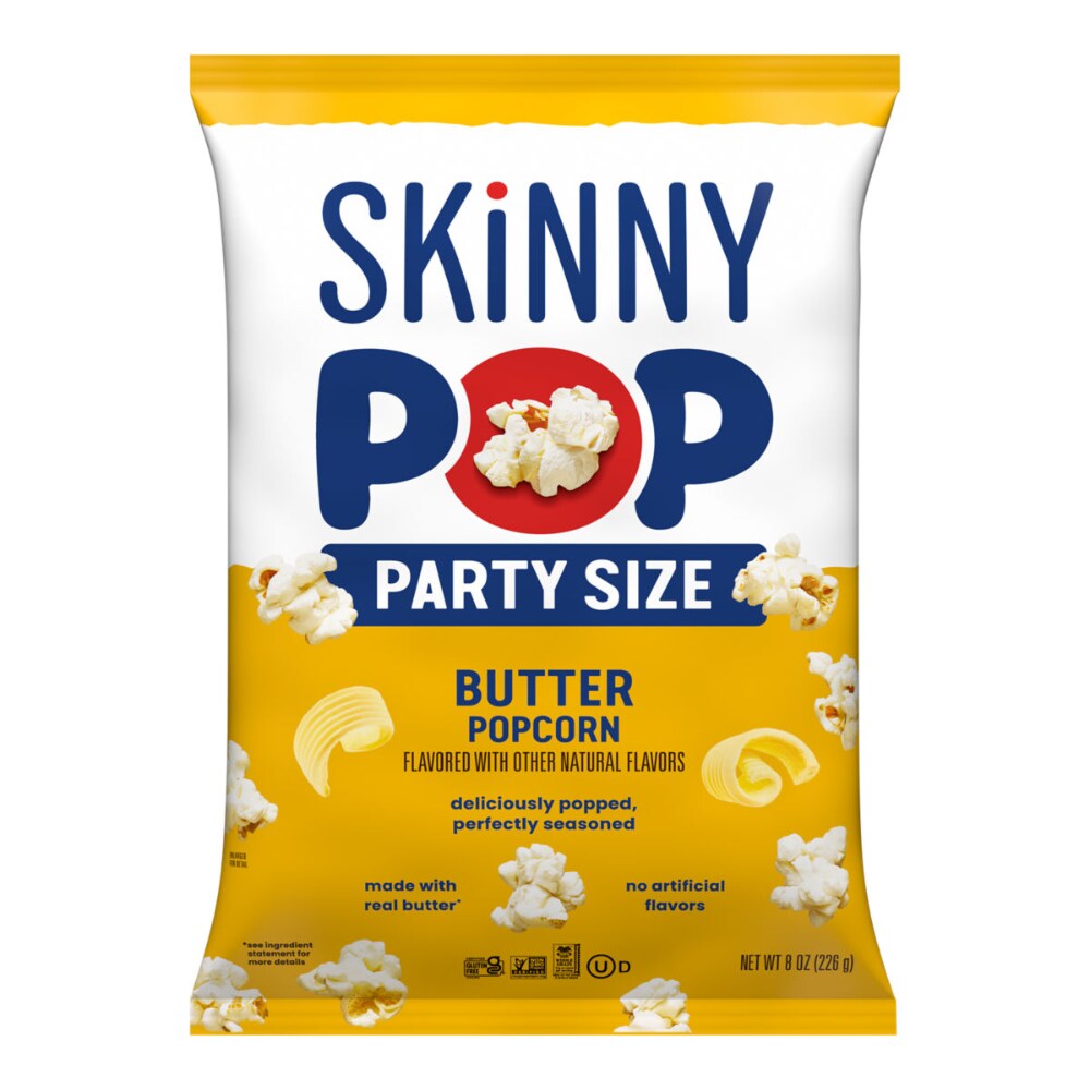 Skinny Pop Party Size Butter Popcorn