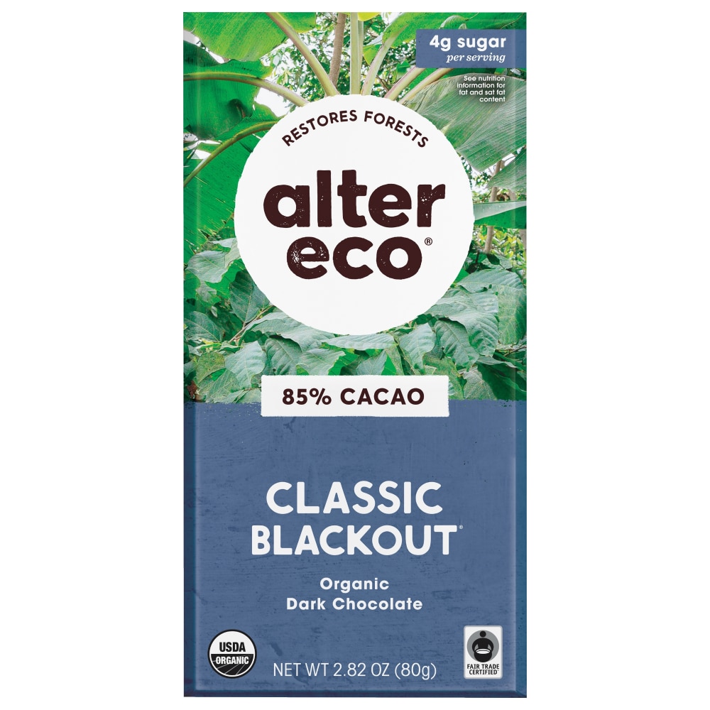Alter Eco® Deep Dark Blackout Chocolate Bar