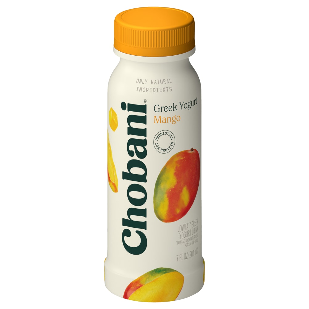 Chobani Low-Fat Mango Greek Yogurt Drink 7 fl oz