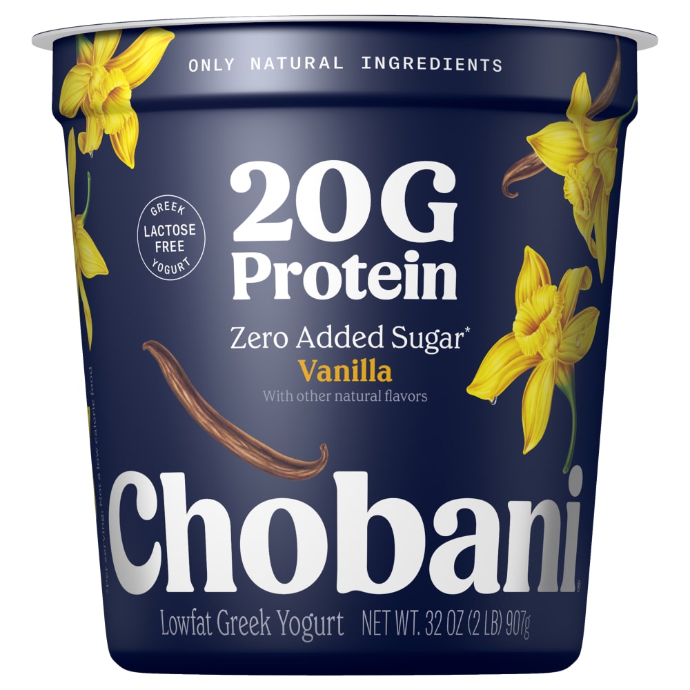 Chobani® 20G Protein Lowfat Greek Yogurt Vanilla 32oz