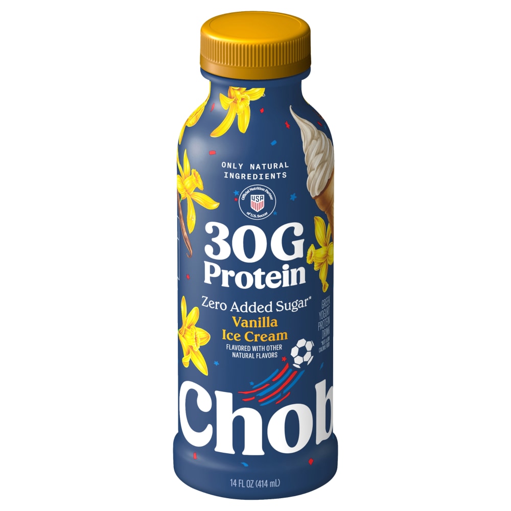 Chobani® 30G Protein Lowfat Greek Yogurt Drink Vanilla Ice Cream 14 fl oz