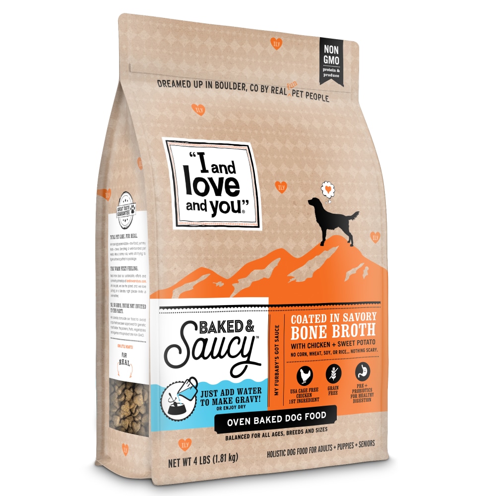 I And Love And You Baked & Saucy Chicken + Sweet Potato Dry Dog Food