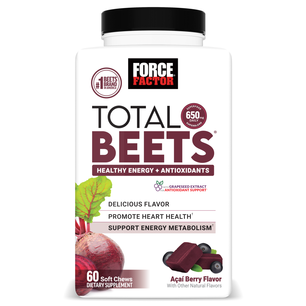 Force Factor® Total Beets® Acai Berry Flavored Superfood Soft Chews