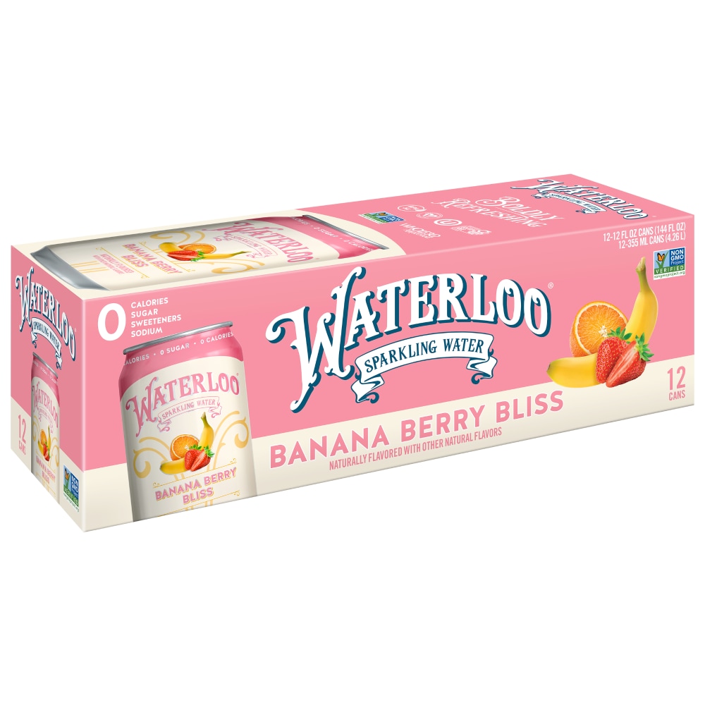Waterloo® Sparkling Water Banana Berry Bliss