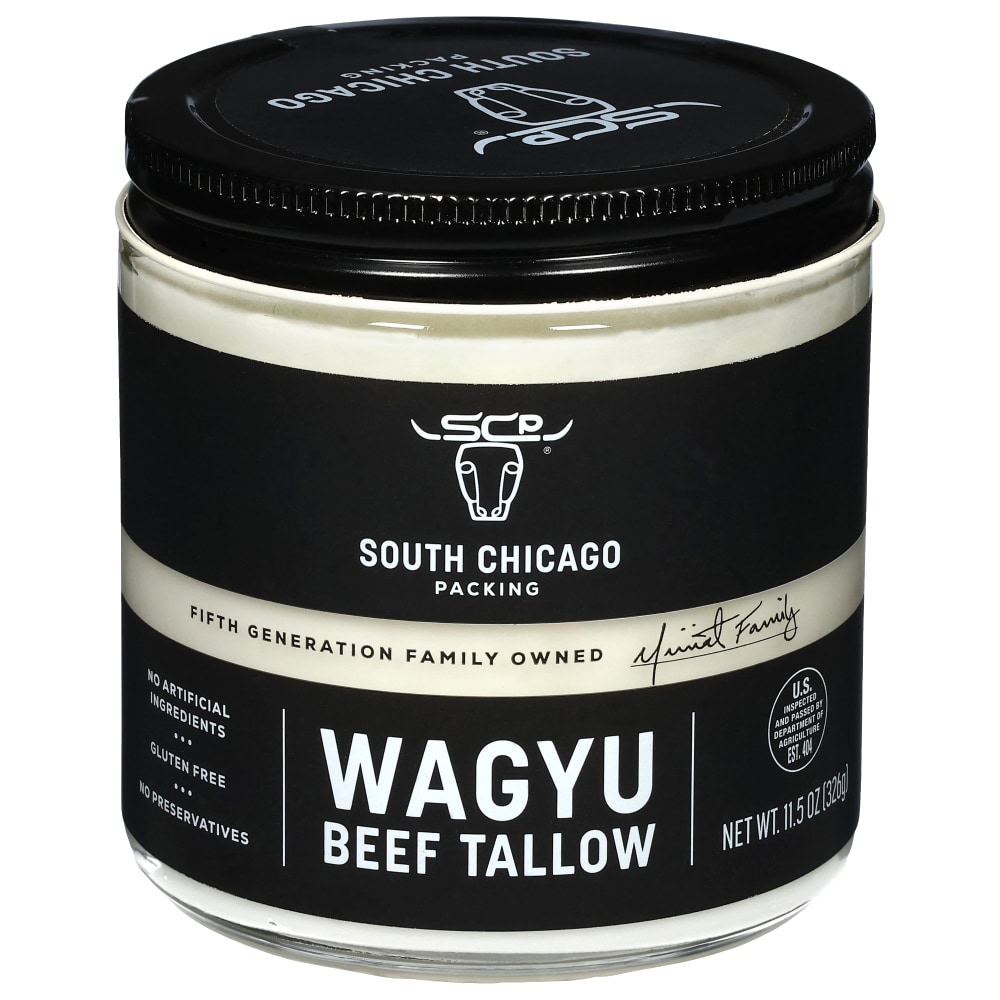 South Chicago Packing Beef Wagyu Tallow Glass Jar
