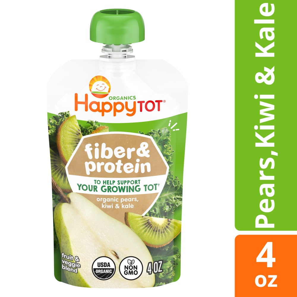 Happy Tot Stage 4 Organic Pears Kiwi & Kale Pouch