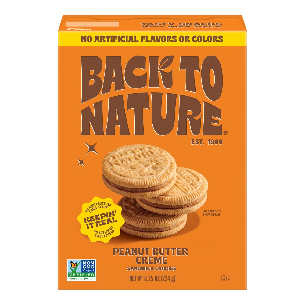 Back to Nature® Peanut Butter Creme Sandwich Cookies