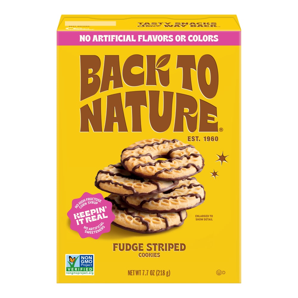Back to Nature Fudge Striped Cookies