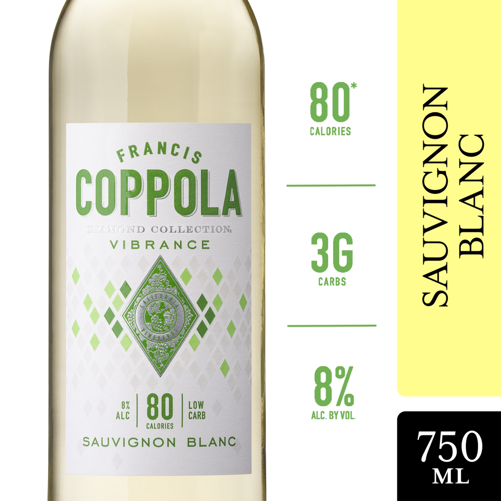 Francis Coppola Diamond Collection Vibrance Sauvignon Blanc White Wine, California