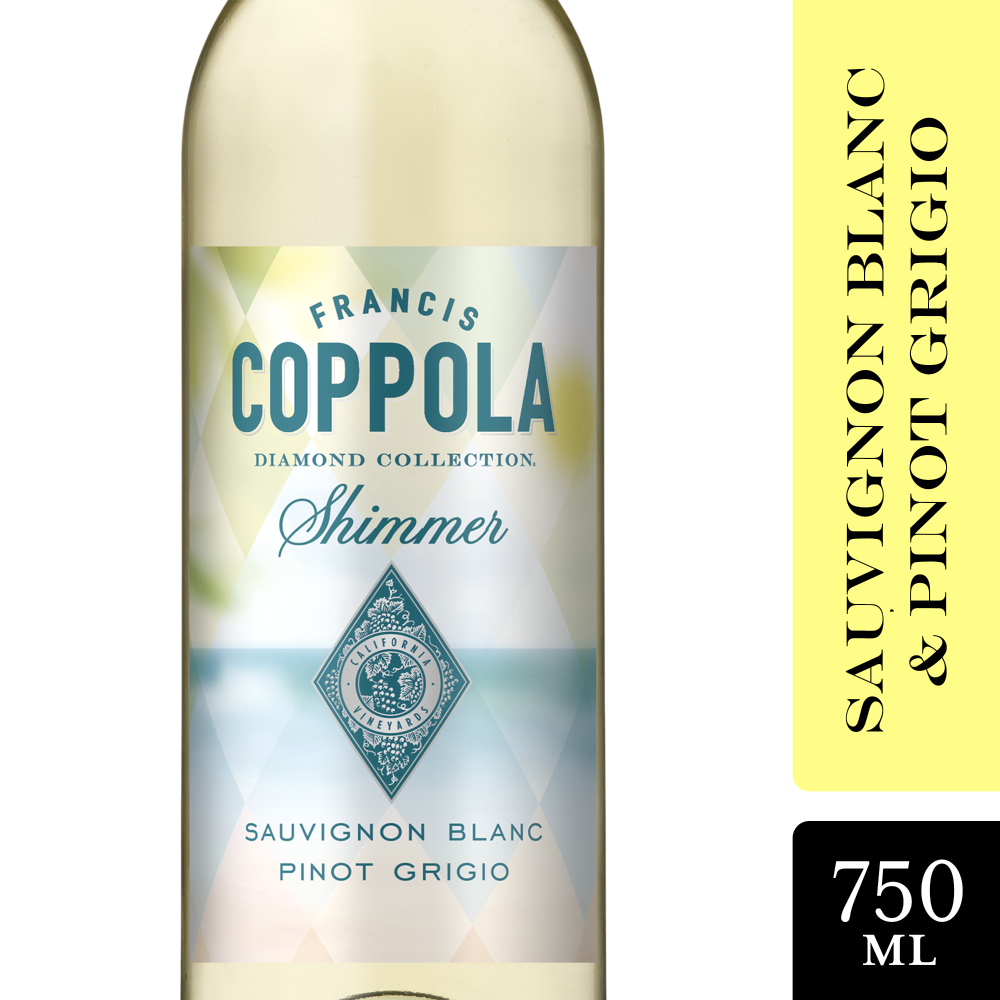 Coppola Diamond Collection Shimmer Sauvignon Blanc-Pinot Grigio White Wine, California