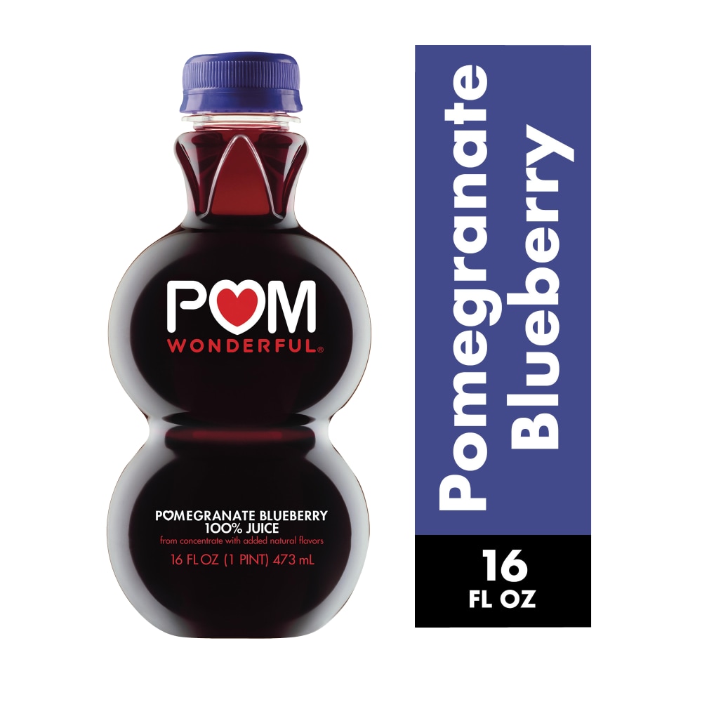 POM Wonderful 100% Juice, Pomegranate Blueberry, 16 Ounce