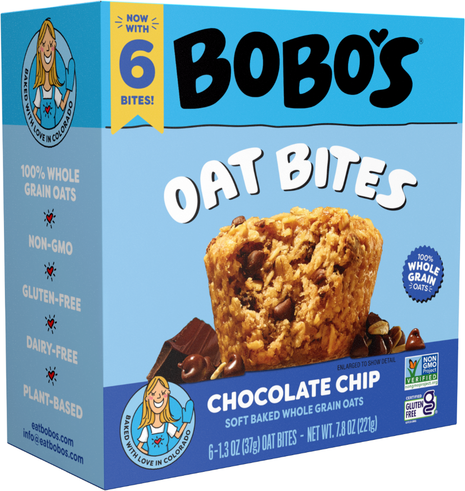 Bobo’s Bites – Chocolate Chip , Pack of 6