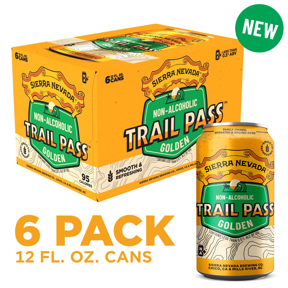 Sierra Nevada Trail Pass Non-Alcoholic Golden Craft Beer