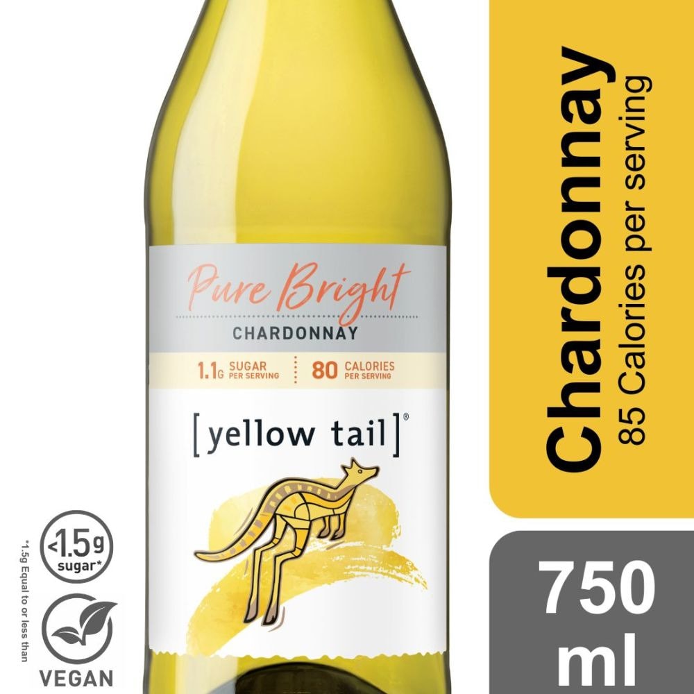 Yellow Tail Pure Bright Chardonnay Australia White Wine