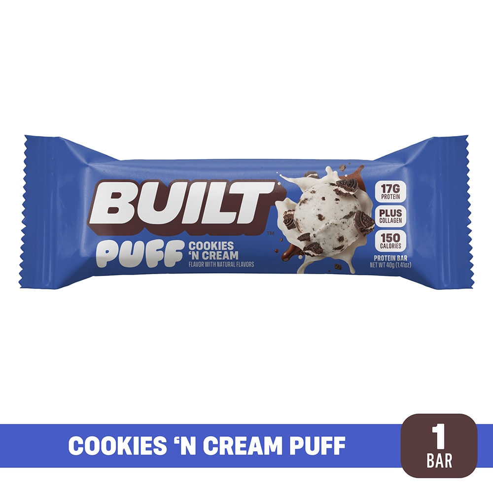 Built™ Puff Cookies ‘N Cream Protein Bar