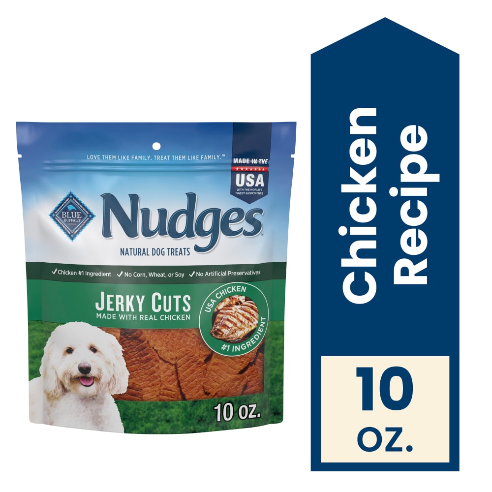 Blue Buffalo Nudges Jerky Cuts Natural Dog Treats with Chicken