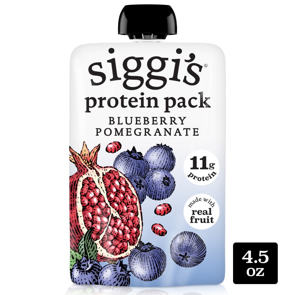 siggi’s Reduced Fat Protein Pack, Blueberry Pomegranate, Yogurt Pouch