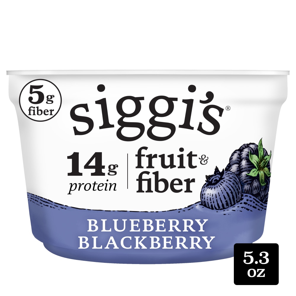 Siggi’s Fruit & Fiber Blueberry Blackberry, 5.3oz