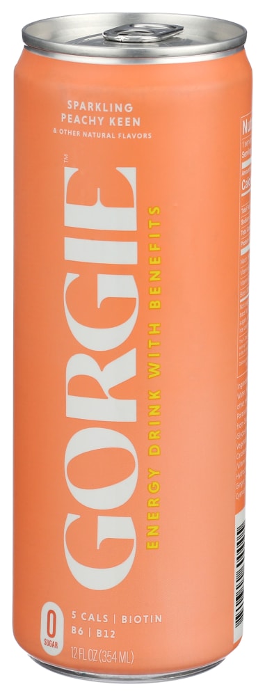 Gorgie™ Peachy Keen Sparkling Energy Drink