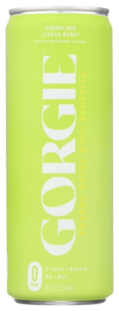 Gorgie™ Citrus Burst Sparkling Energy Drink