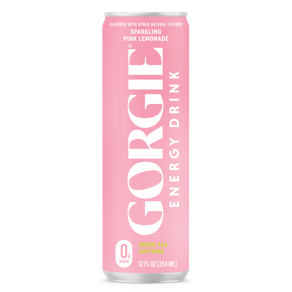Gorgie® Sparkling Pink Lemonade Energy Drink Can