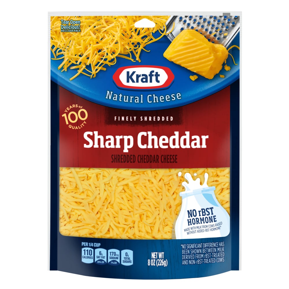 Kraft Sharp Cheddar Finely Shredded Cheese