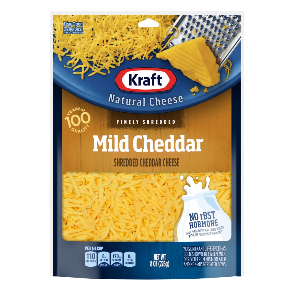 Kraft Mild Cheddar Finely Shredded Cheese