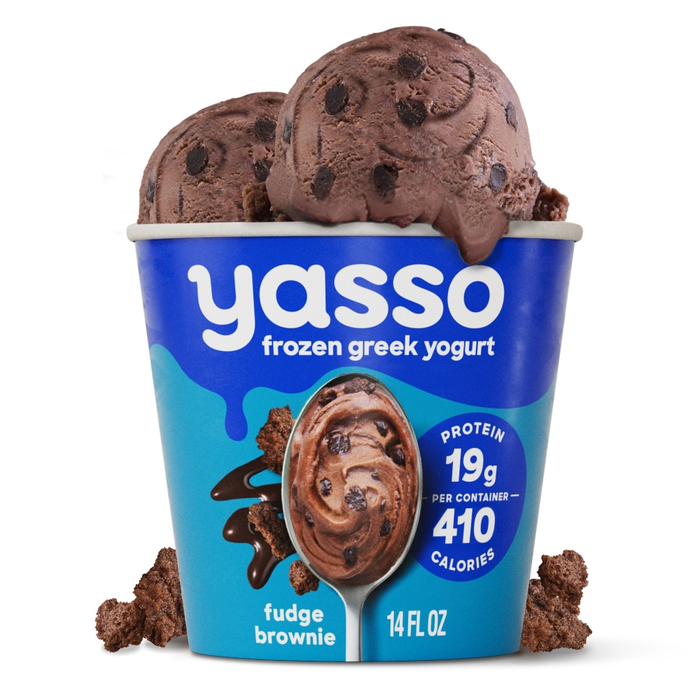Yasso ® Ice Cream Fudge Brownie 14 Fl Oz