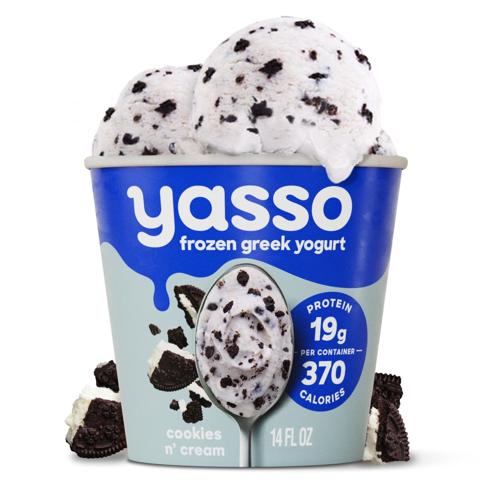 Yasso ® Ice Cream Cookies and Cream 14 Fl Oz