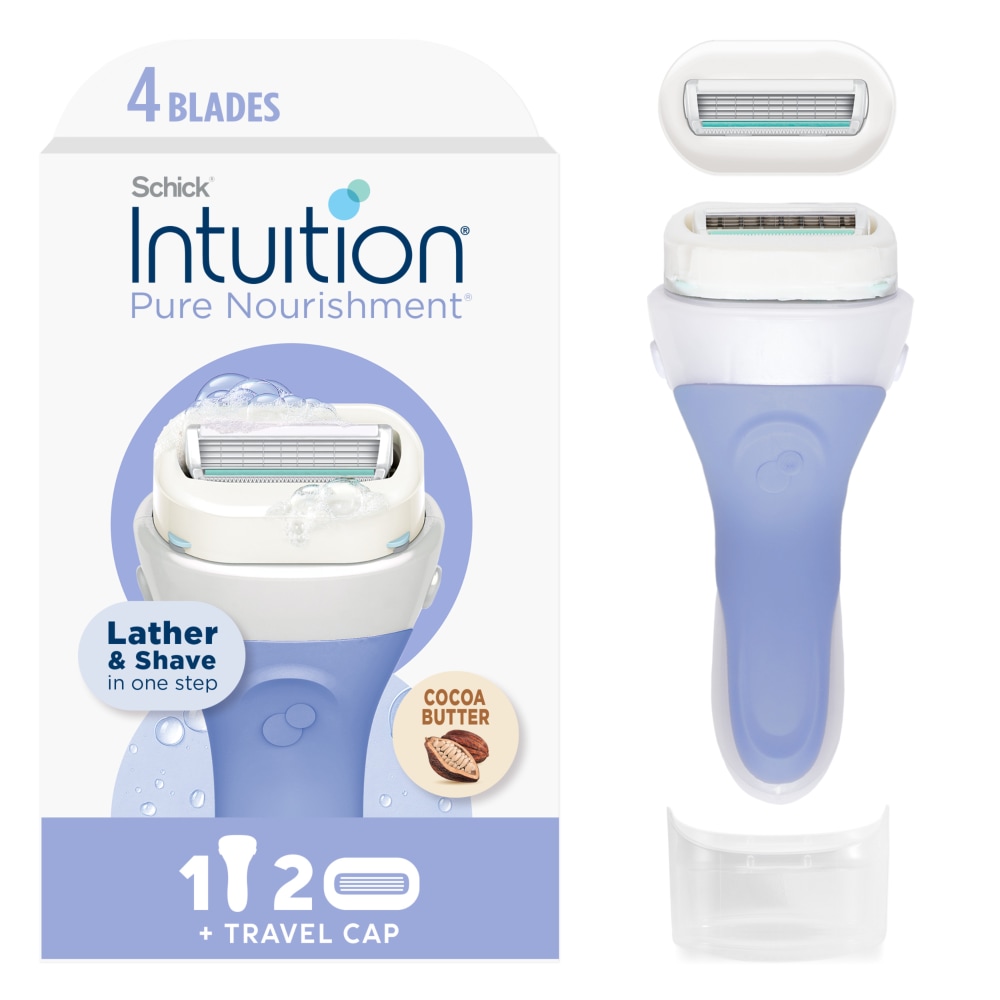 Schick Intuition Pure Nourishment Women’s Razor With Coconut Milk & Almond Oil