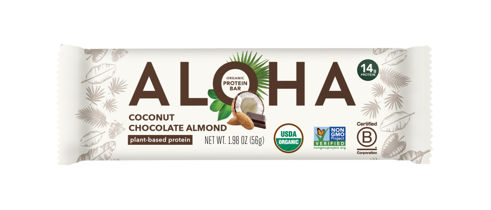 ALOHA Plant Based Protein Bar: Coconut Chocolate Almond
