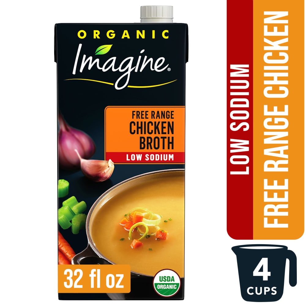 Imagine Organic Low Sodium Free Range Chicken Broth