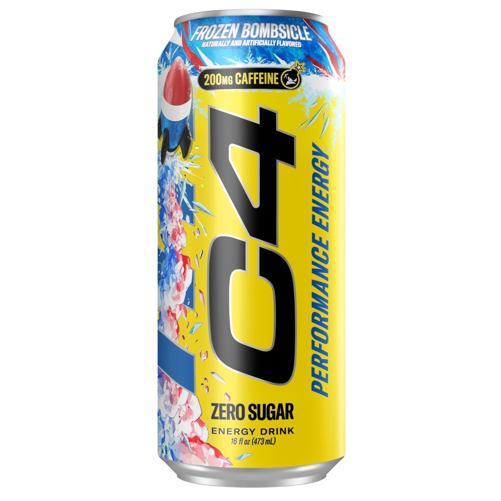 C4 Performance Frozen Bombsicle Energy Drink Can