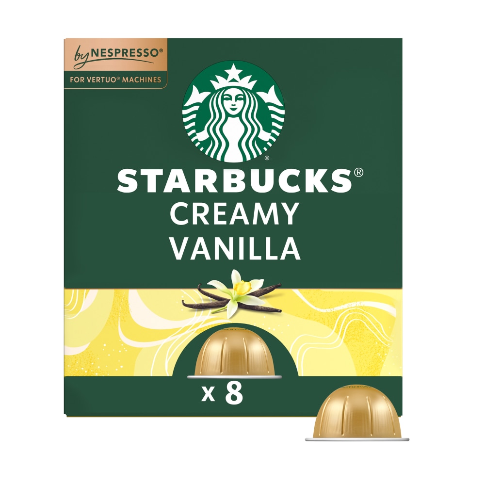 Starbucks® by Nespresso Coffee Pods for Vertuo Machines Creamy Vanilla Flavored