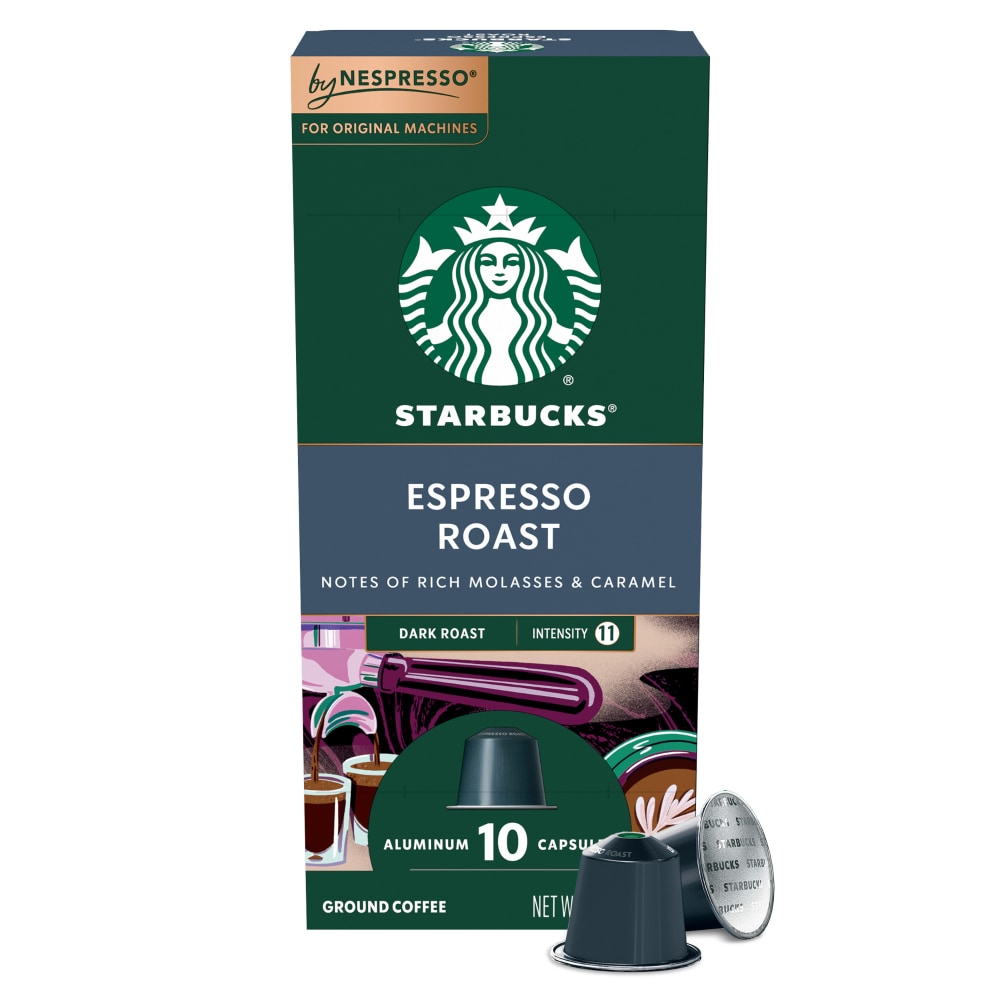 Starbucks® by Nespresso Coffee Pods for Original Machines Espresso Dark Roast