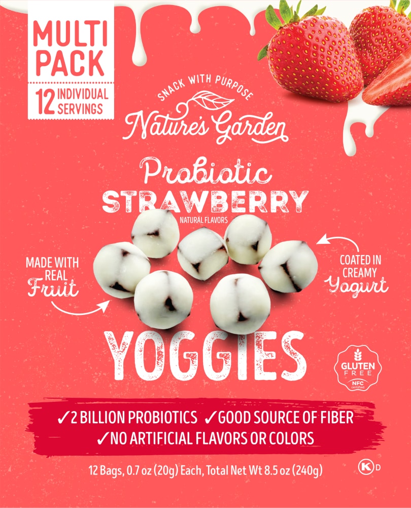 Nature’s Garden Probiotic Strawberry Yoggies Multipack