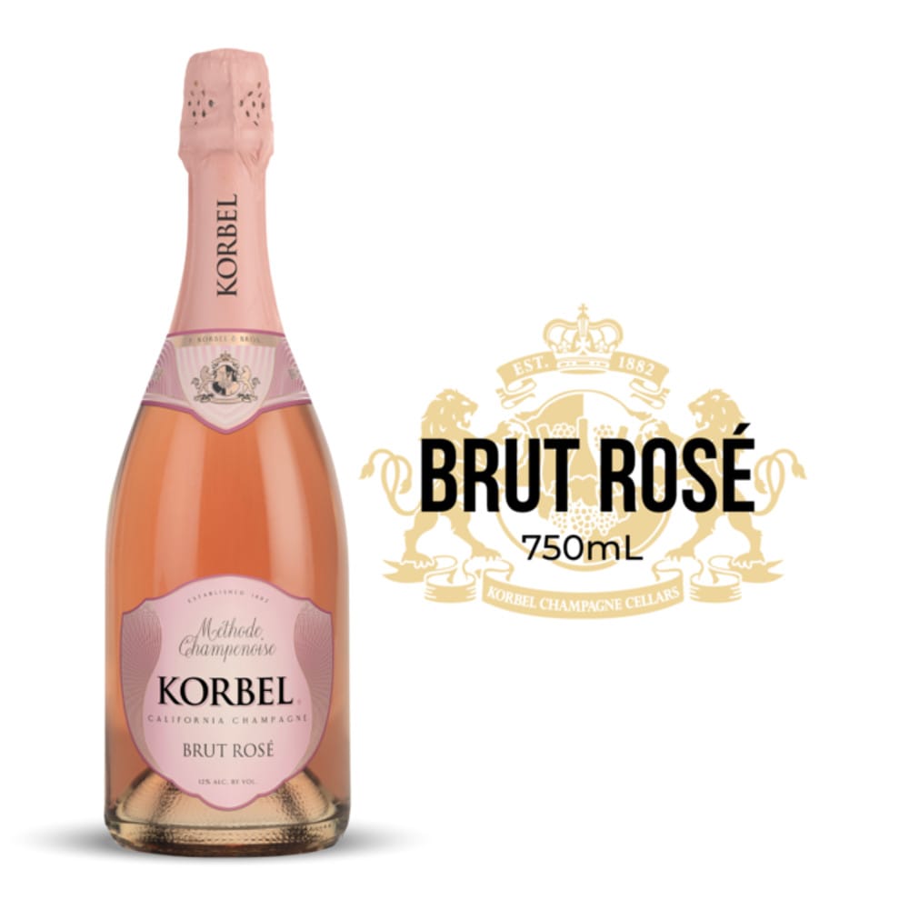 Korbel Brut Rose California Champagne