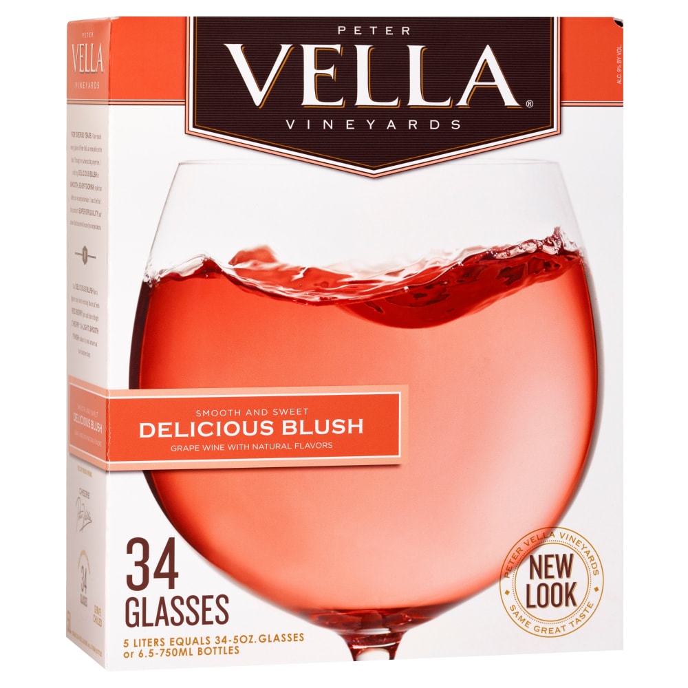 Peter Vella Blush California Rose Wine Box