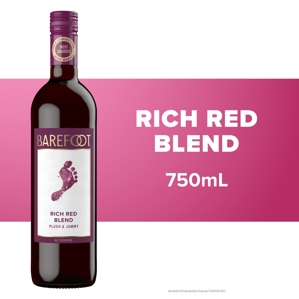 Barefoot Cellars Rich Red Blend California Red Wine