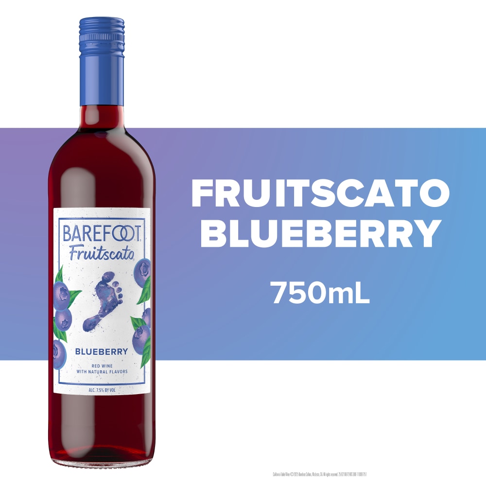 Barefoot Fruitscato Blueberry Moscato Sweet Wine