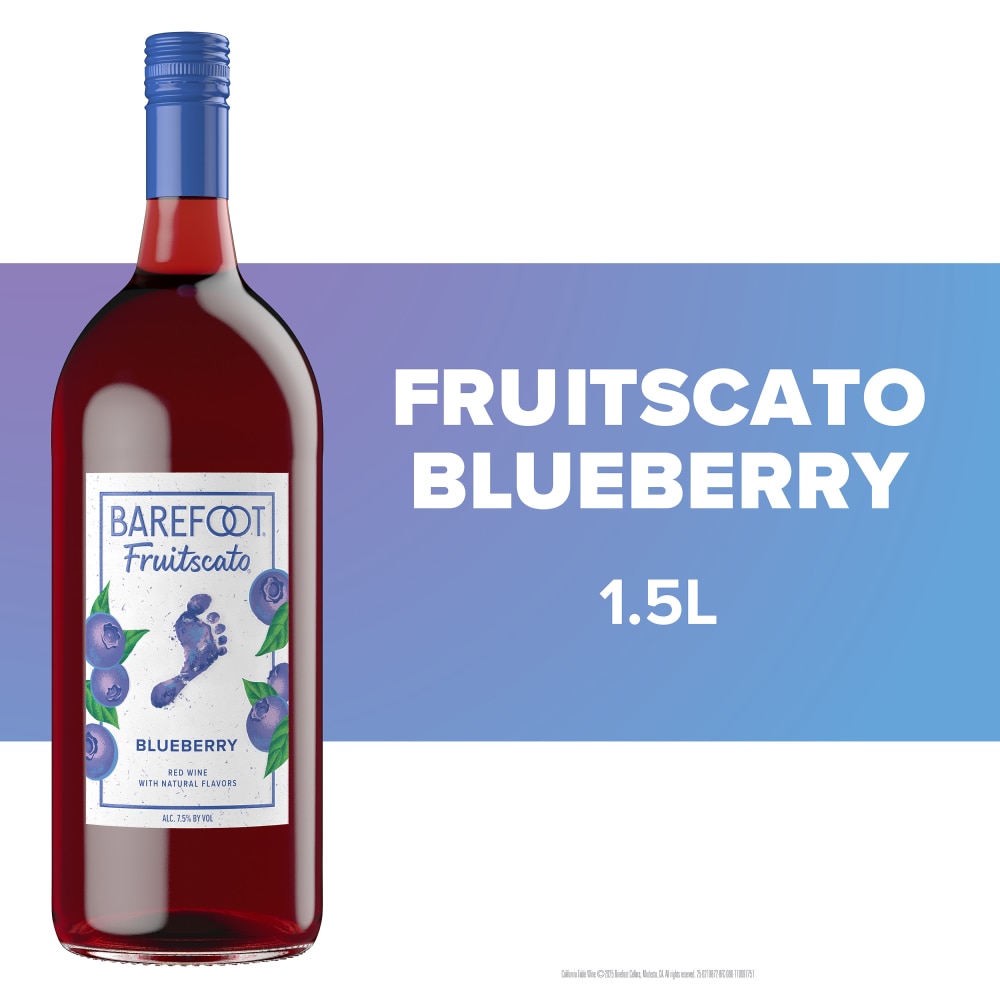 Barefoot Fruitscato Blueberry Moscato Sweet Wine