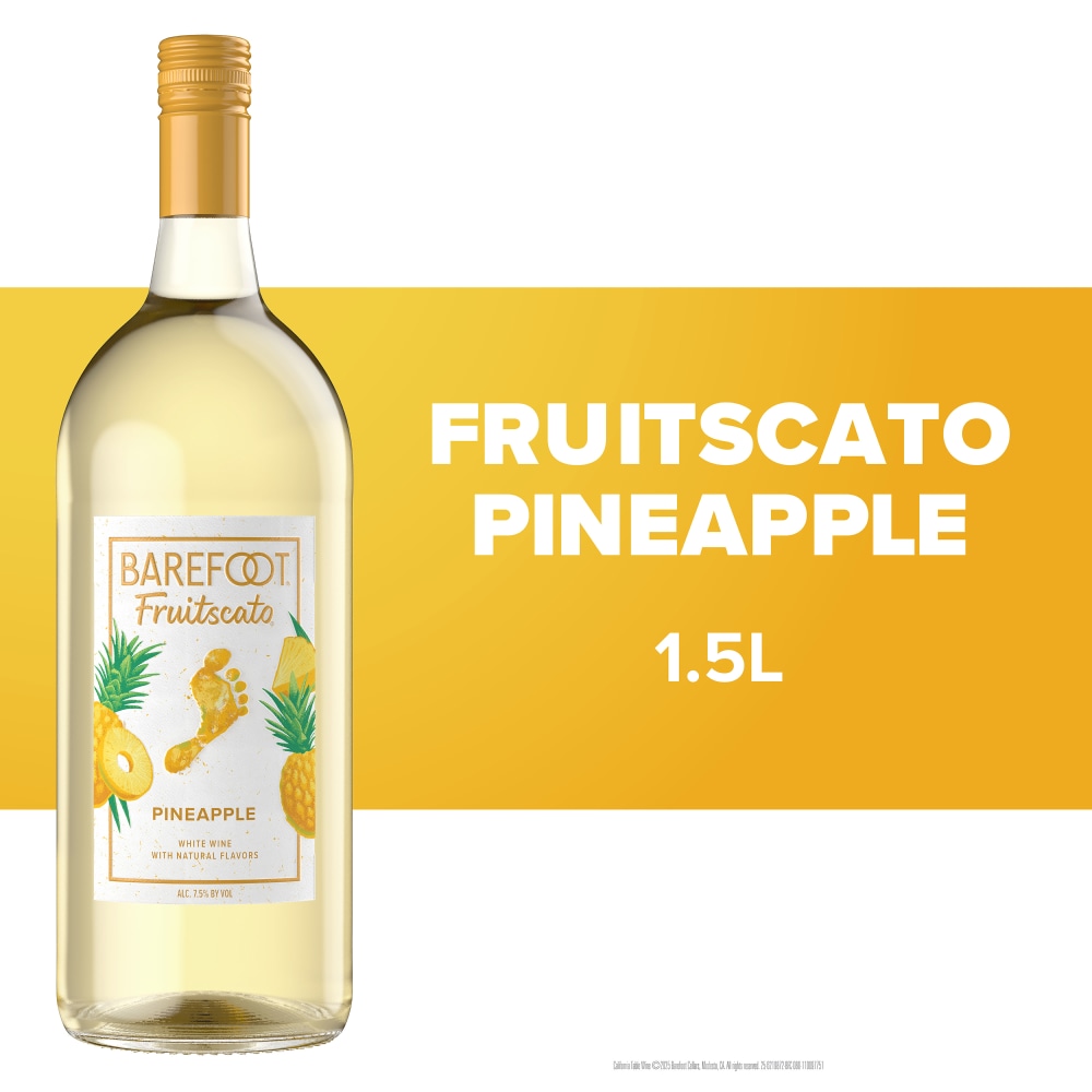 Barefoot Fruitscato Pineapple Moscato Sweet Wine