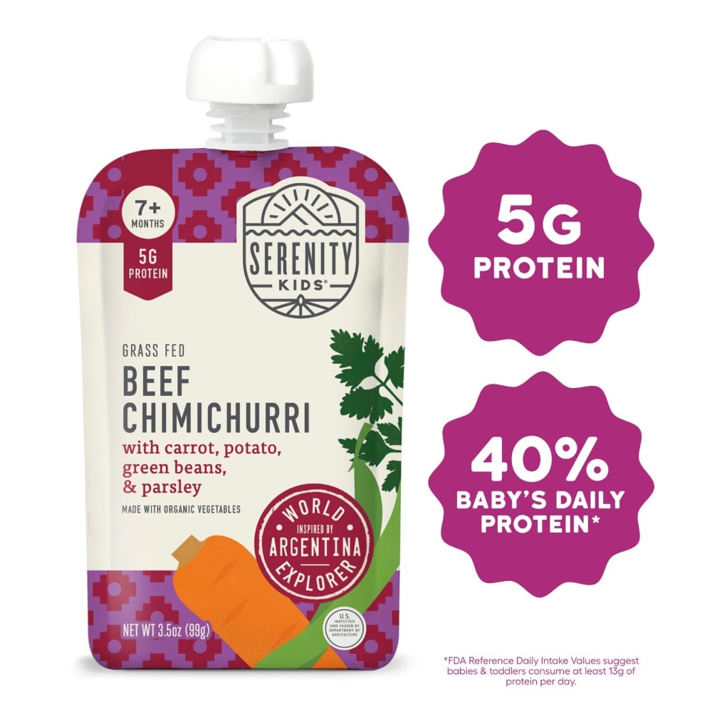 Serenity Kids Grain Free Puffs, Carrot & Beet, 1.5oz