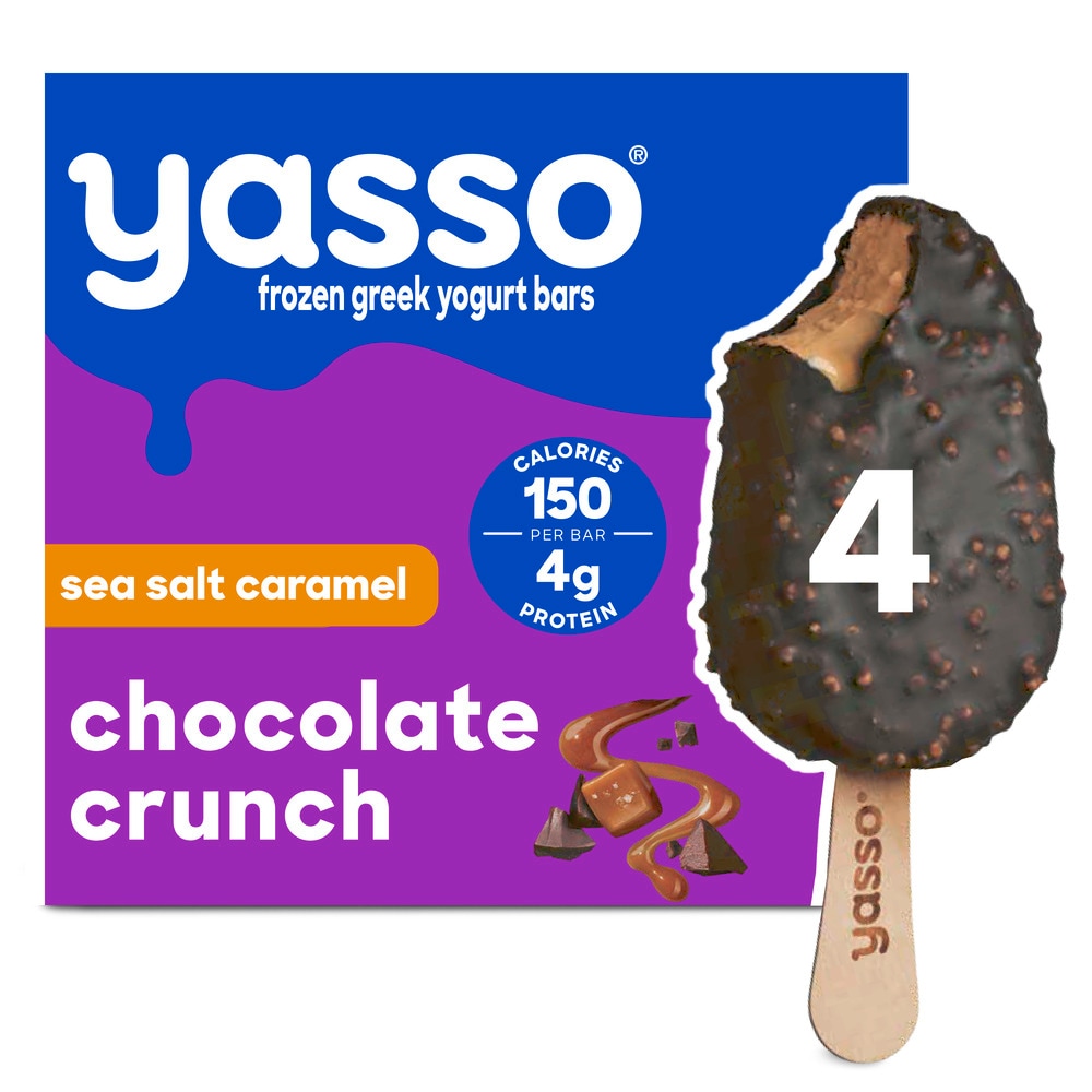 Yasso ® Caramel Chocolate Crunch Greek Yogurt Bar