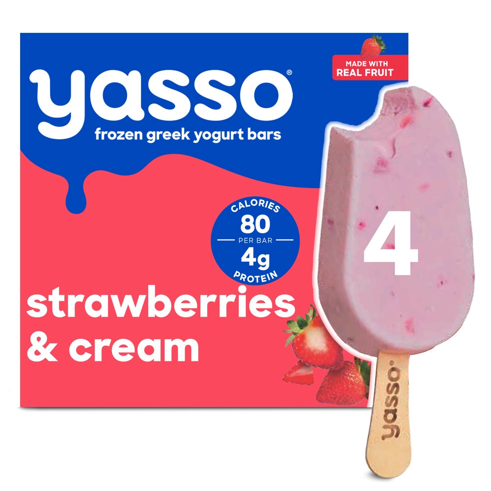 Yasso ® Strawberry And Cream Greek Yogurt Bar