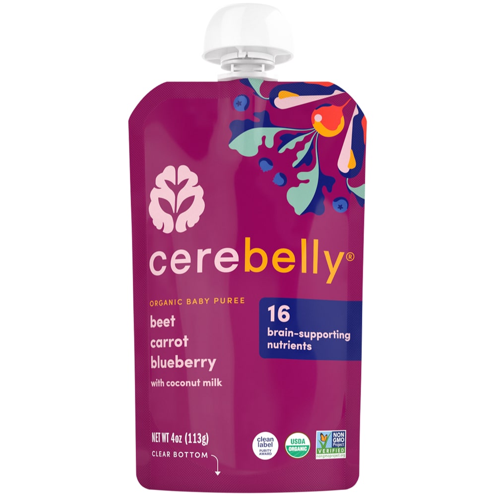 Cerebelly Organic Beet Carrot Blueberry with Coconut Milk 4oz