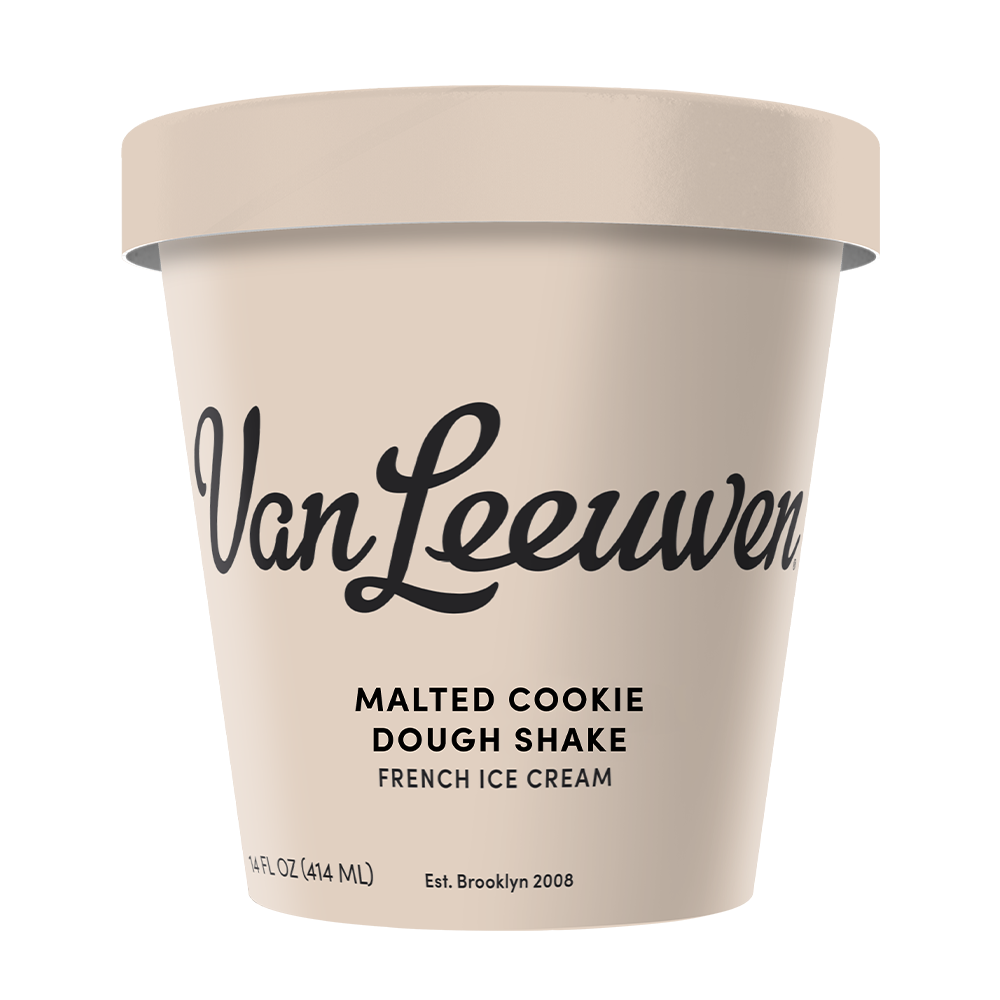 Van Leeuwen® Malted Cookie Dough Shake Ice Cream Pint