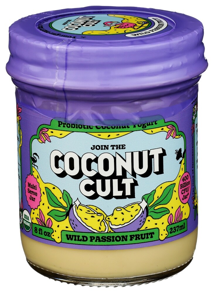 The Coconut Cult Wild Passion Fruit 8oz Probiotic Yogurt